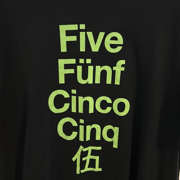 Nike Air Jordan Retro 5 “Without Boarders” Black T-Shirt Size 3XL - Picture 2 of 7